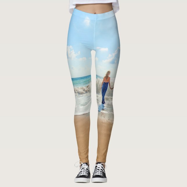 Leggings Leyenda fotográfica personalizado Tu propio diseño (Anverso)