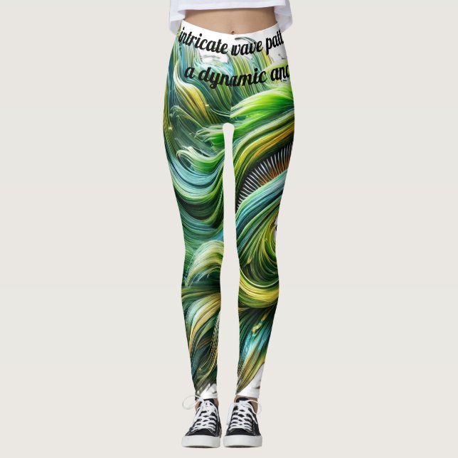 Leggings Leyenda ondulada (Anverso)