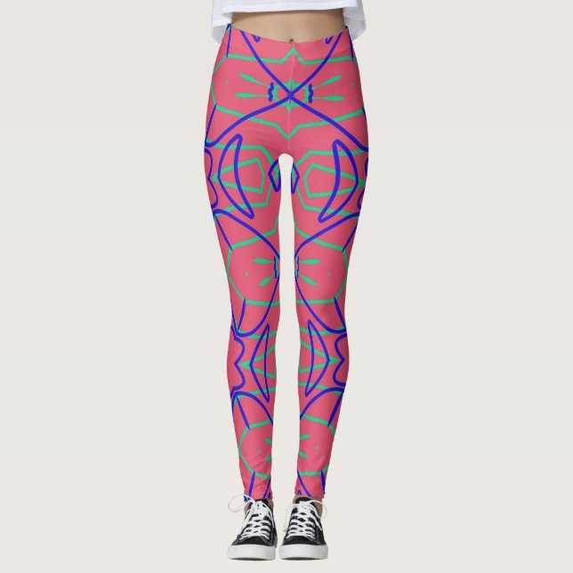 Leggings Leyenda "Ratti_Creative_Arts" de moda multicolor s (Anverso)