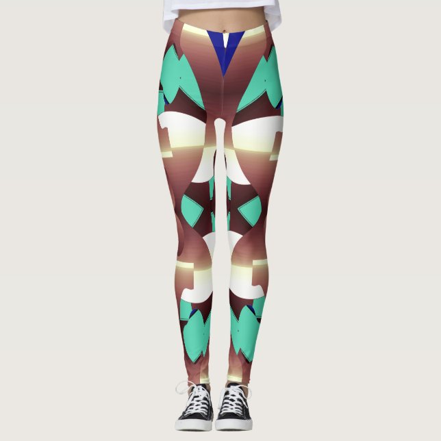Leggings Leyenda "Ratti_Creative_Arts" multicolor y de moda (Anverso)