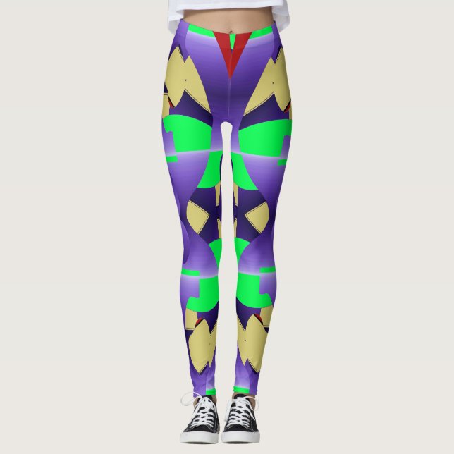 Leggings Leyenda "Ratti_Creative_Arts" multicolor y de moda (Anverso)