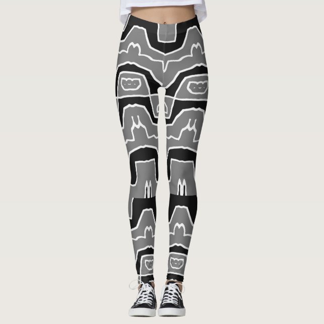 Leggings Leyenda "Ratti_Creative_Arts" multicolor y de moda (Anverso)