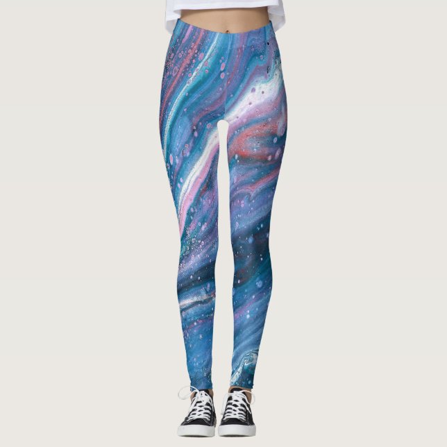 Leggings Leyendas abstractas azules de Guay 3 especiales de (Anverso)