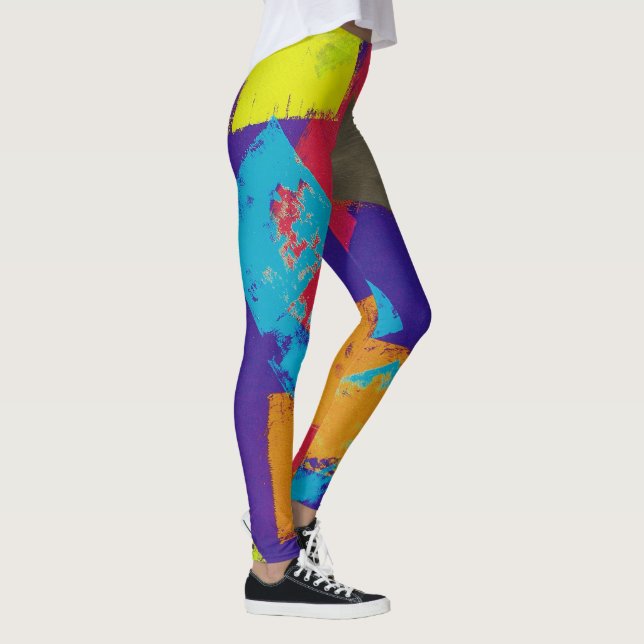 Leggings Leyendas abstractas de arte (Derecha)