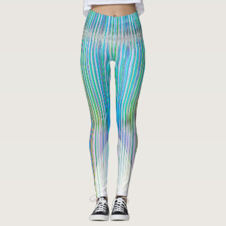 Leggings Leyendas abstractas de arte de las piernas largas