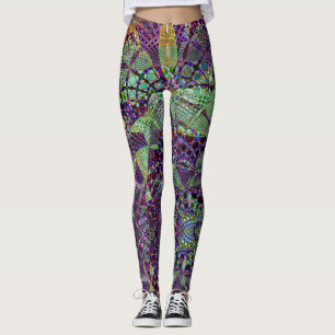 Leggings Leyendas abstractas del trippy kalidiescope