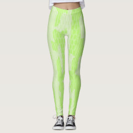 Leggings Leyendas abstractas inspiradas en el Camo Verde Ne