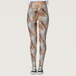 Leggings Leyendas abstractas marrones