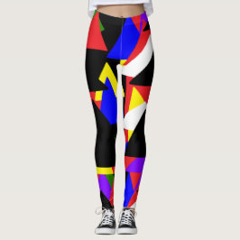 Leggings Leyendas abstractas multicolores