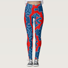 Leggings Leyendas abstractas "Ratti_Creative_Arts"