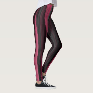 Leggings Leyendas abstractas rosa y gris
