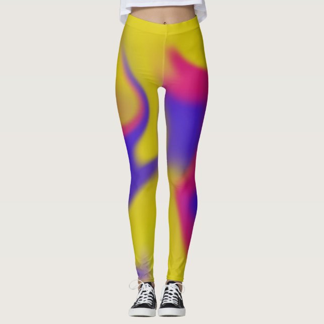 Leggings Leyendas, abstractas y coloridas (Anverso)