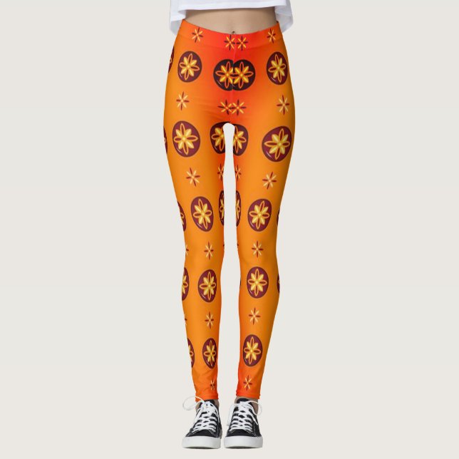Leggings Leyendas africanas de bordado (Anverso)