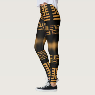 Leggings Leyendas africanas para el bogotán negro
