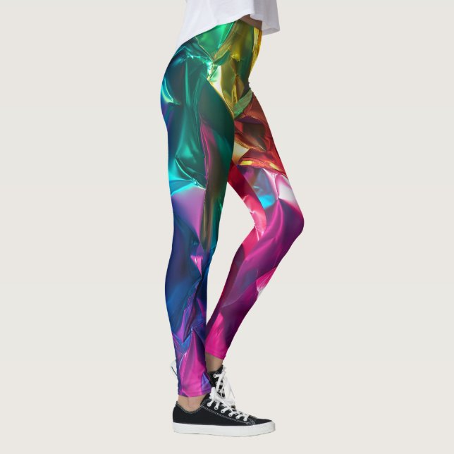 Leggings Leyendas arcoiris arrugadas (Derecha)