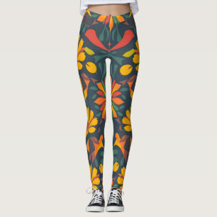 Leggings Leyendas artísticas vibrantes - Decoración casera 