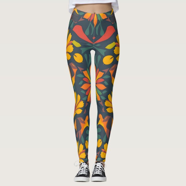 Leggings Leyendas artísticas vibrantes - Decoración casera  (Anverso)