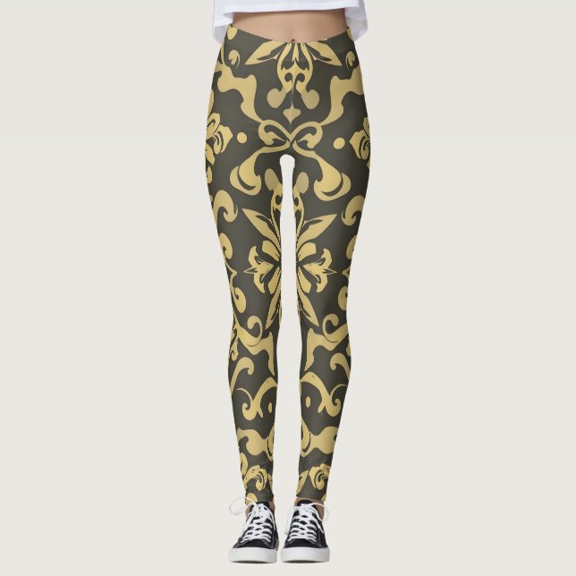 Leggings Leyendas artísticas vibrantes - Elegante pátina si (Anverso)