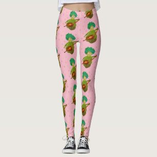 Leggings Leyendas azul haitianas para la criatura