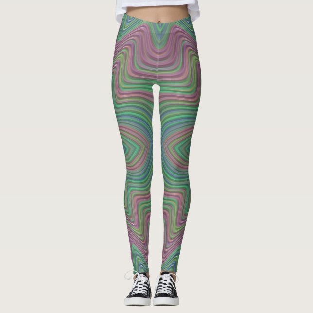 Leggings Leyendas ~azul malva pastel ~ Original (Anverso)