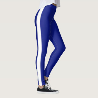 Leggings Leyendas azules en franja blanca