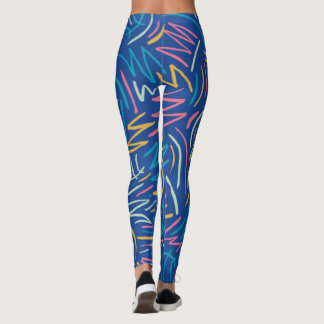 Leggings Leyendas azules esgrimidas