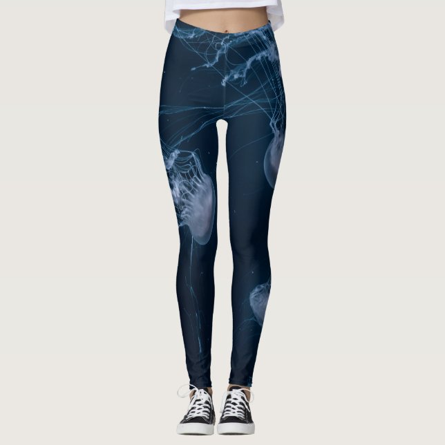 Leggings Leyendas azules y blancas (Anverso)