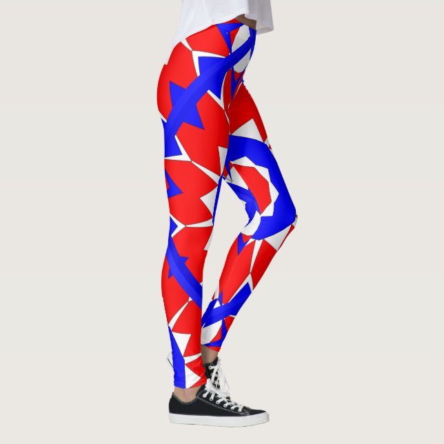 Leggings Leyendas azules y blancas rojas (Derecha)
