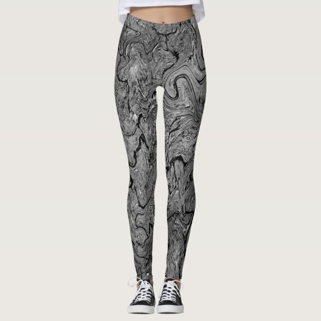 Leggings Leyendas B&W "Marled" (Anverso)