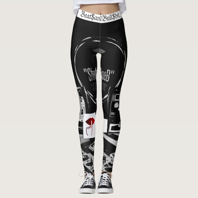 Leggings Leyendas "Beat$andBull$hit" (Anverso)