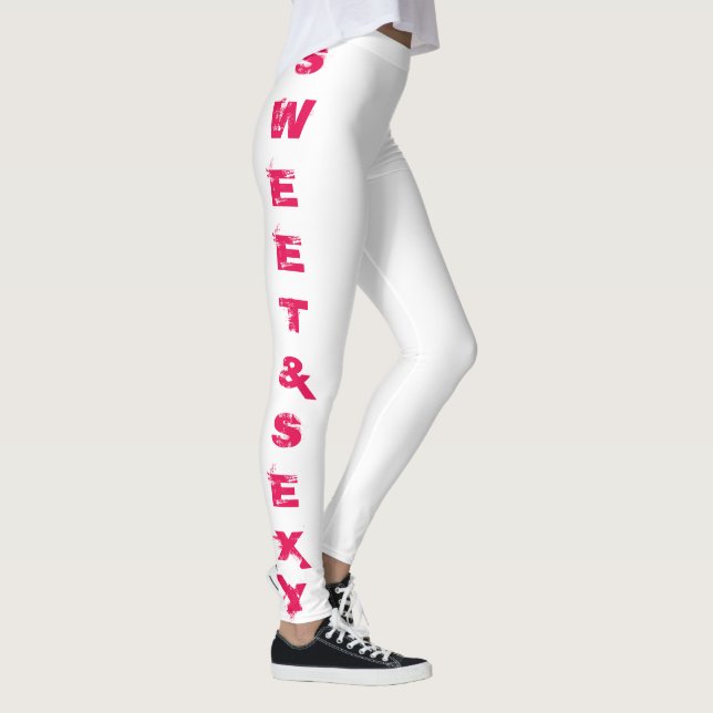 Leggings Leyendas blancas dulces y sexys (Derecha)