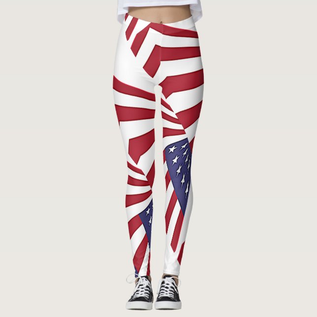 Leggings Leyendas blancas y azules de los Estados Unidos (Anverso)