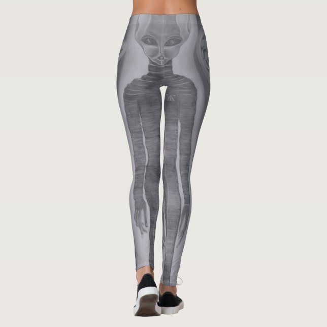 Leggings Leyendas Bob LapTop (arte de IsBe) (Reverso)