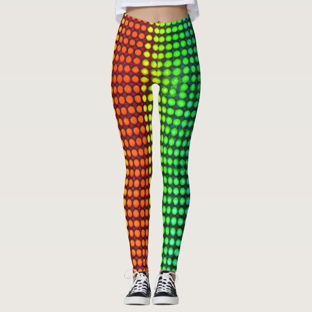 Leggings Leyendas brillantes del arcoiris (Anverso)