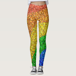Leggings Leyendas brillantes del arcoiris