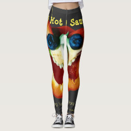 Leggings Leyendas calientes y sauditas: Mr Pepper Face by H