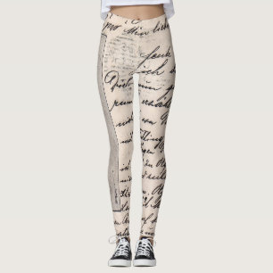 Leggings Leyendas caligráficas