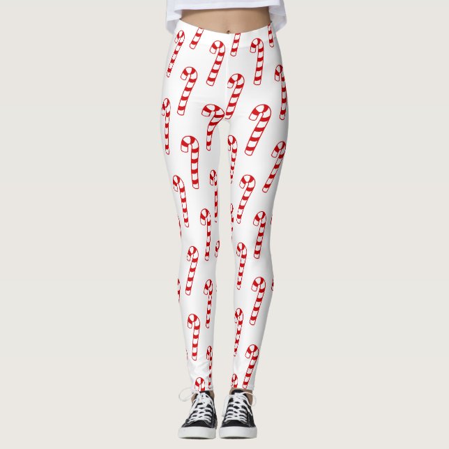Leggings Leyendas - Candy Canes (Anverso)