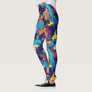 Leggings Leyendas caóticas de camuflaje - Diversión