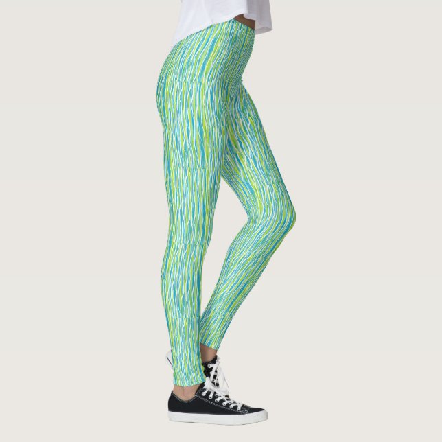 Leggings Leyendas coloridas con Spandex para el control de  (Derecha)