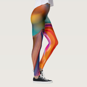 Leggings Leyendas combinadas de color degradado