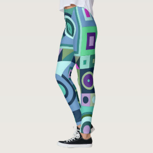 Leggings Leyendas con arte casual azul