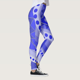 Leggings Leyendas con arte casual azul