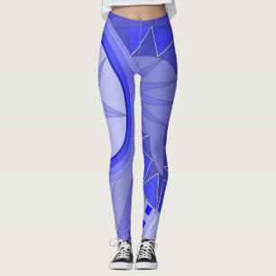 Leggings Leyendas con arte casual azul