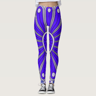 Leggings Leyendas con arte de azul