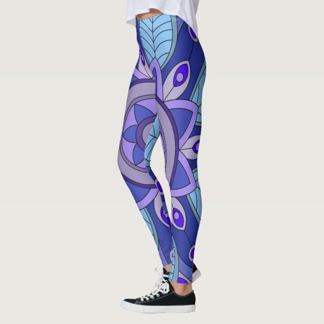 Leggings Leyendas con arte de azul (Izquierda)