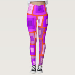 Leggings Leyendas con arte de formas geométricas