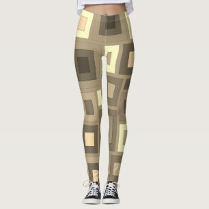 Leggings Leyendas con arte de formas geométricas