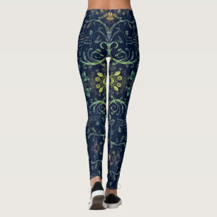 Leggings Leyendas con arte de guitarra con flores - Sonido 