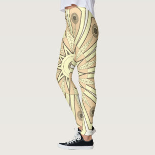 Leggings Leyendas con arte de rosa